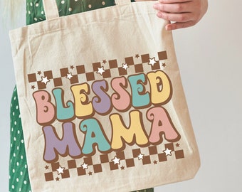 Mama Mama Mama Tote Bag,Mama Tote Bag ,Gift For Mom, Mom Day Gift, Mom Birthday Gift, baby shower gift,mom gift,shoping,totebag,blessed mama