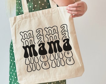 Mama Mama Mama Tote Bag,Mama Tote Bag ,Gift For Mom, Mom Day Gift, Mom Birthday Gift, baby shower gift,mom gift,shoping,totebag,blessed mama