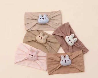 Top knot bow, Baby Bow, Baby Girl Headbands, Neutral Bow Headband,  boho baby headband,girls hair bows,bunny bows,newborn headband,baby bows