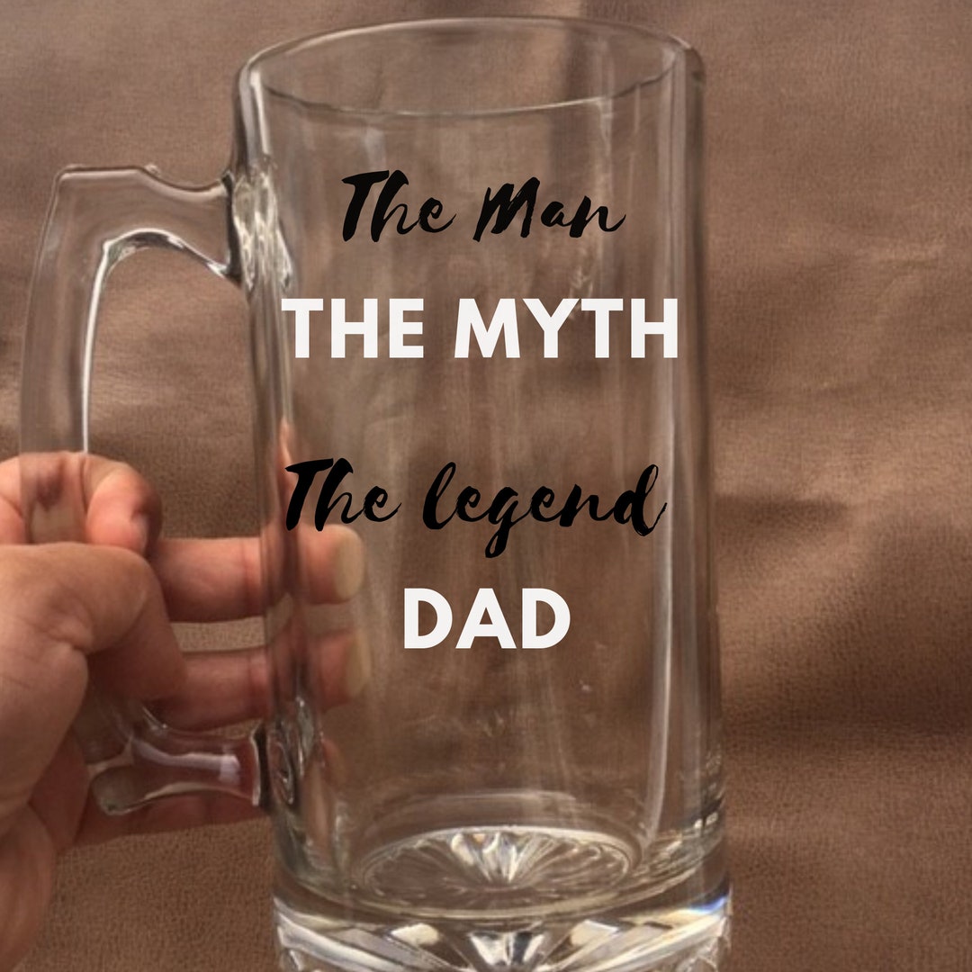 Dad Beer Mug, Dad Mug, Fathers Day Beer Mug, Best Dad Gift, Dad Gift ...