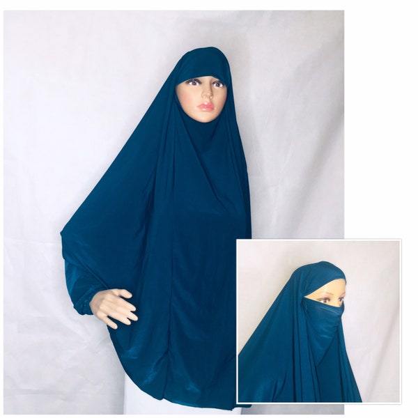 instant hijab, ready to wear jihab, jersey hijab, jilbab, long hijab, slip on hijab,Muslim hijab gift, /knimar/niqab/nikab transformer