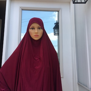 Hijab/niqab convertible khimar to nikab hijab ready hijab jilbab Muslim women’s wear
