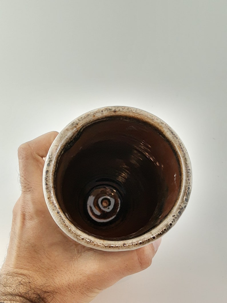 Ceramic polka dot vase