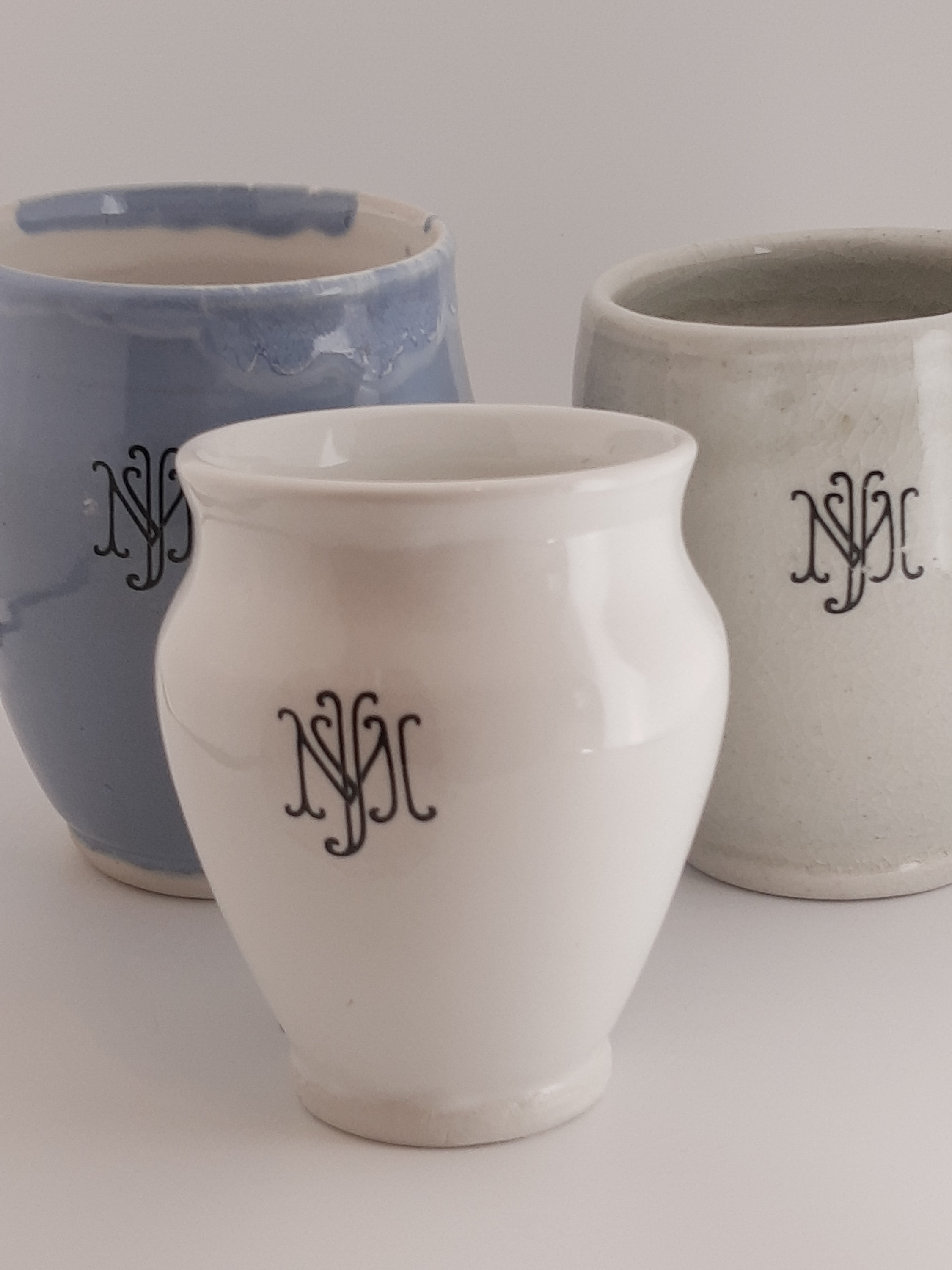 10 Ceramic wedding favor pots Custom design Etsy