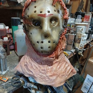 Reborn Jason Goes To Hell latex mask/bust