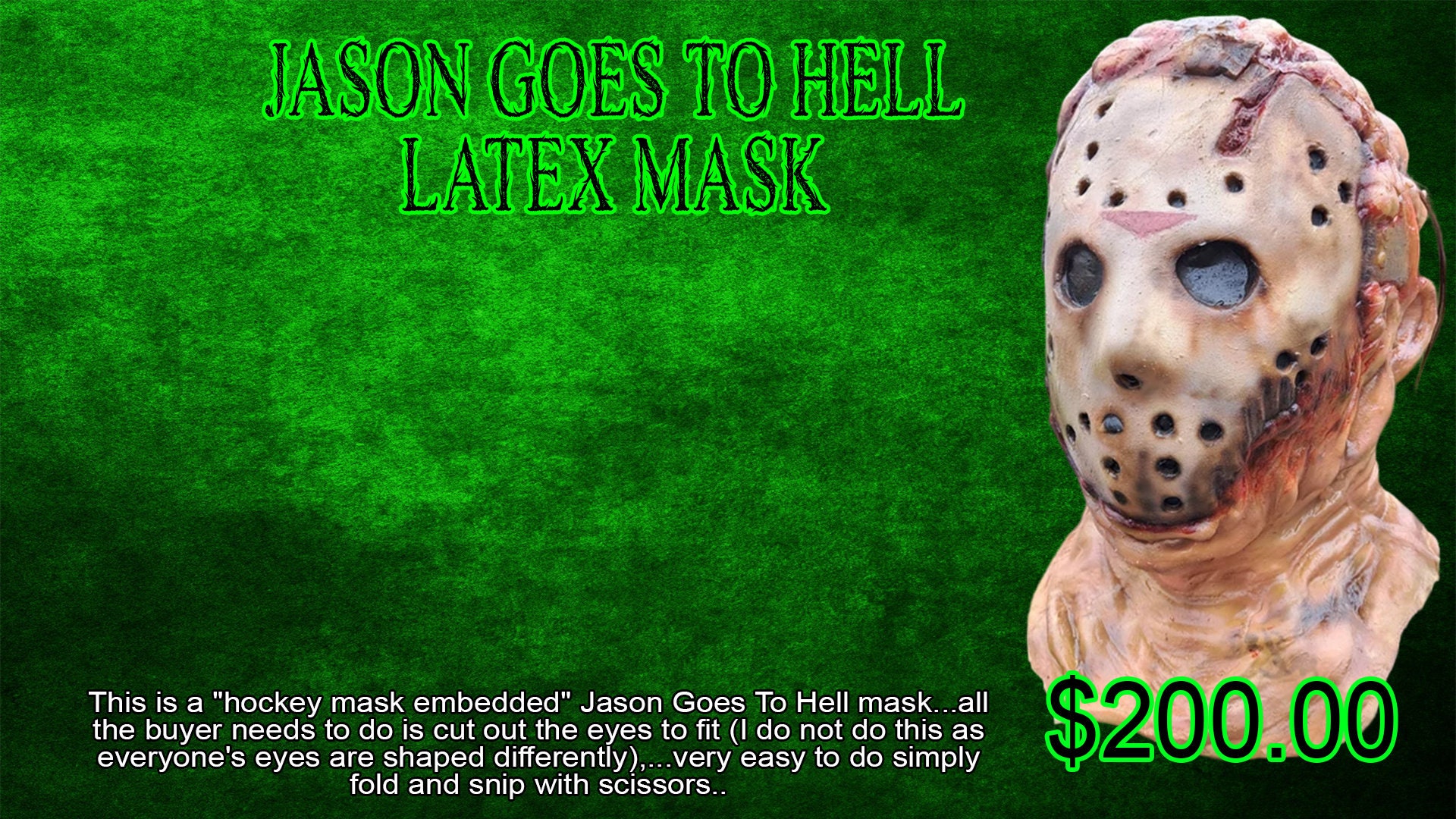 Jason Goes to Hell Mask Display 
