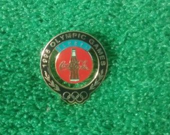 Vintage 1996 Olympics Game Lapel Pin ~ Coca Cola Pin ~ Always Coca Cola ~ Atlanta Olympics Pin