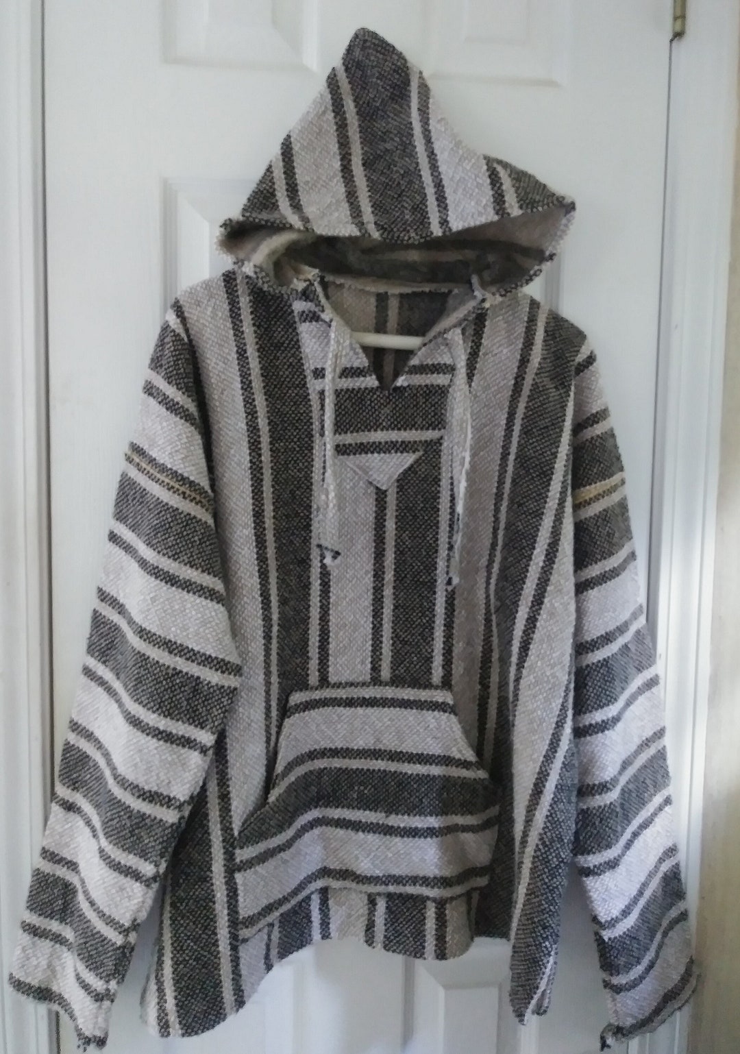 REDUCED Mexican Hoodie Hippie Surf Poncho Sweater - Etsy