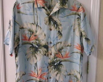 "Herren Vintage Hawaiihemd ""Caribbean"" Hemden Größe M"