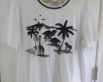 Safari Women Shirt, Koret Shirt, Size XL