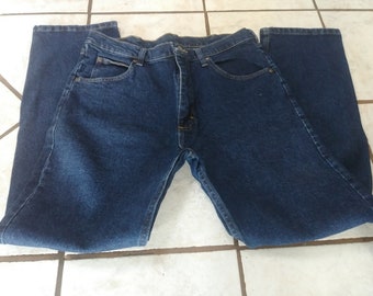 Wrangler Men's Jeans Blue Regular Fit Straight 34 x 32