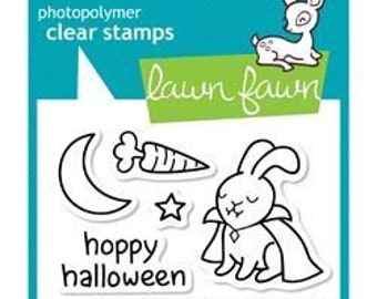 5 Stempelplatten Kaninchen Halloween - Vampir Hase Halloween