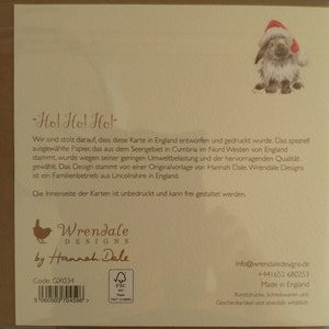 Rabbit Christmas Cards with Envelope Set of 3 image 3