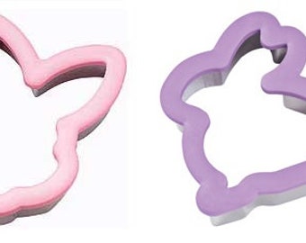 Cookie cutter-fitting rabbit + rabbit's