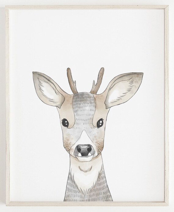 deer nursery art