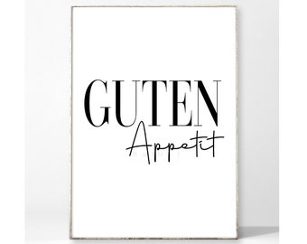 Guten Appetit Etsy