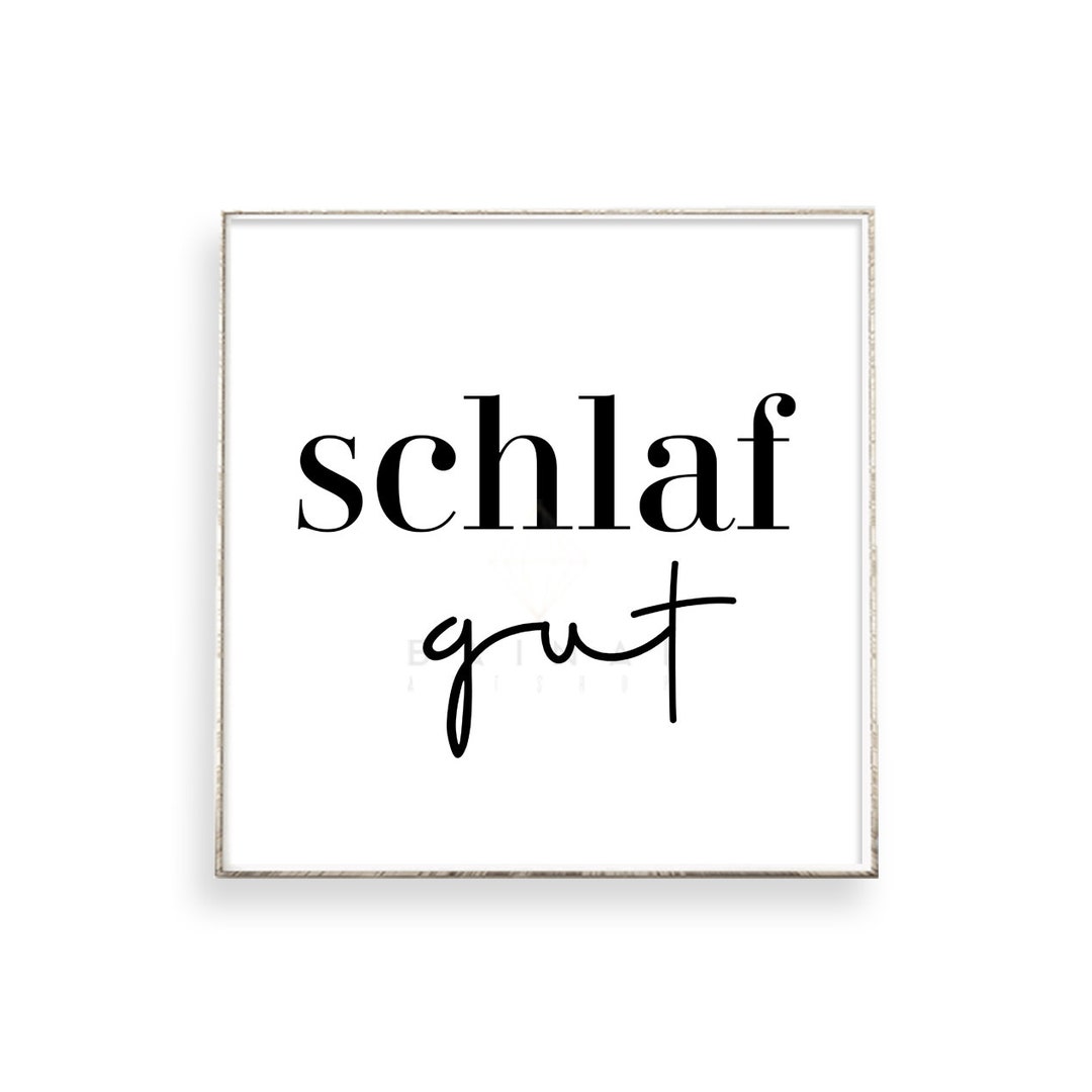Kunstdruck Poster Bild Quadratisch ViereckTypografie Spruch Schrift