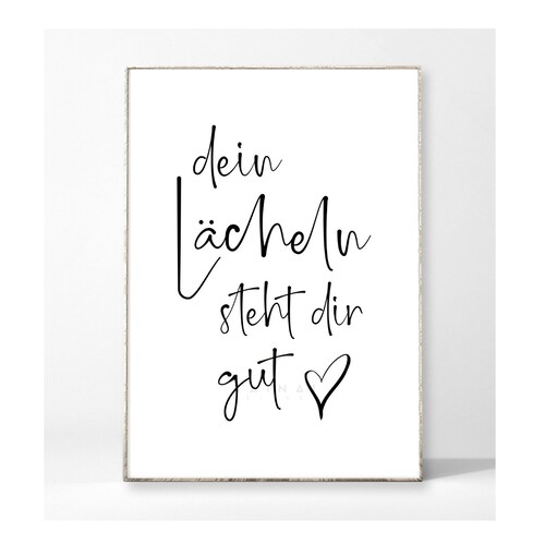 FAMILIE Kunstdruck Poster Bild Typografie Spruch Familie Etsy