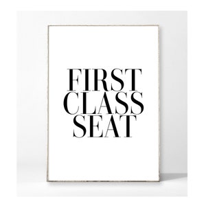Bathroom Art Print Poster Picture Typography Font Decoration Funny