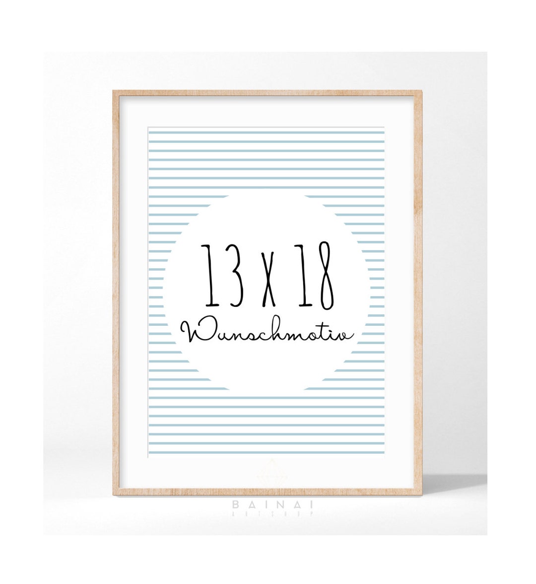 Wunschmotiv im Format 13x18 Kunstdruck Poster Bild vintage