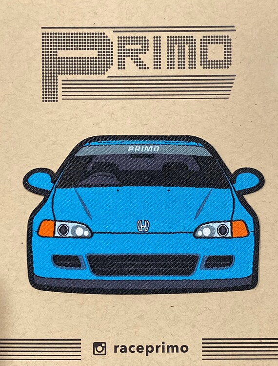 Honda Civic Eg Patch Ej Si Hatchback Sew Iron On Car Jdm Heat Etsy