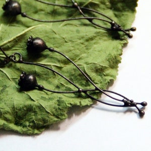Mohnblumen Ohrringe, Boho Ohrringe, Mohnblumen Ohrringe, Hippie Ohrringe, Waldschmuck, ethnischer Schmuck, Hexenschmuck, Hexenohrringe