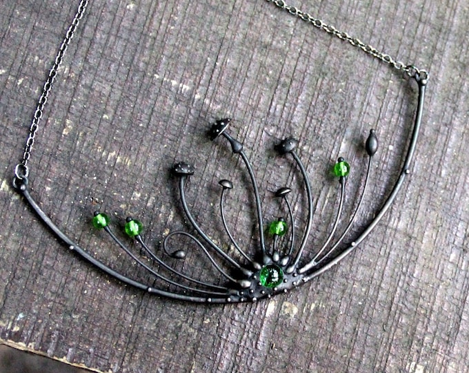 Psychedelic Amanita Mushroom Pendant: Fairy Witch Necklace