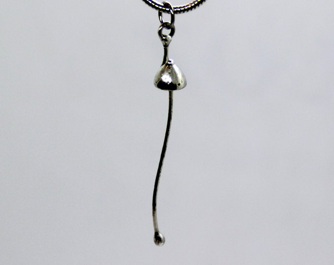 Psychedelic mushroom handcrafted pendant inspired by wild nature magic forest jewelry, cottagecore witchy vibes jewelry.