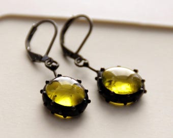 Stained Glass Geometric Earrings: Handmade Boho Hippie Style