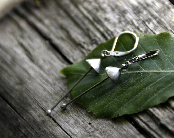 Boho Mushroom Earrings: Psychedelic Naturecore Jewelry