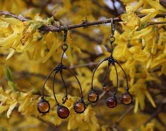 Forest Tree Branch Earrings: Handmade Forest Jewelry