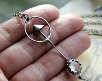 Handmade Magic Mushroom Necklace, Woodland Witchcraft Pendant