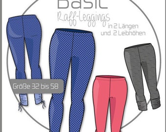 Raff-Leggins Damen – Papierschnittmuster von Ki-ba-doo