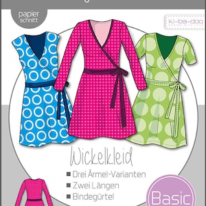 Basic Wrap Dress Women – Paper Pattern by Thread Beetle