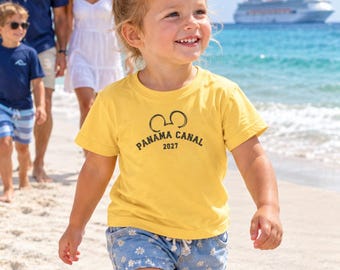 Toddler T Shirt Panama Canal April 25 - May 9, 2027 Magic