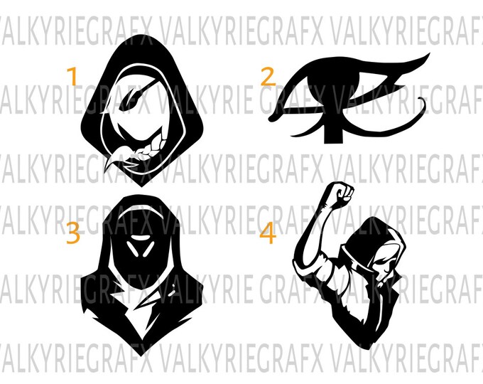 Ana Overwatch Sprays Vinyl sticker