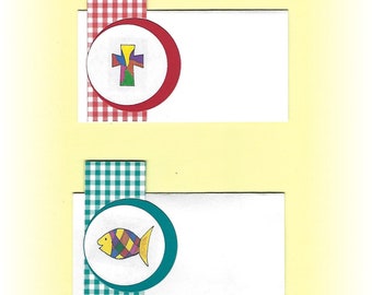 Tischkarte / Namenskarte / Platzkarte zur  Kommunion / Konfirmation /  Taufe / Firmung
