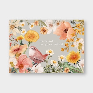 Postkarte "be kind to your mind" DIN A6 / PK_71 / Liebe Grüße / Affirmation / Mindfulness / Achtsamkeit / Die kleinen Dinge