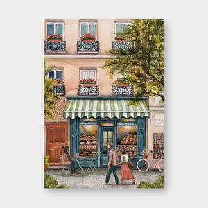 Poster "Boulangerie" DIN A4 / KD_11 / Kunstdruck / Kleine Bäckerei / Paris / Frankreich / Fassade / Kleine Pause/ Print / Signiert