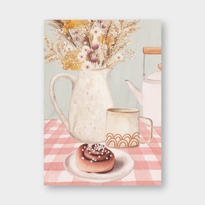 Postkarte "Zimtschnecke" DIN A6 / PK_67 / Herbst / Winter / Papeterie / Recyclingkarton / Klimaneutral