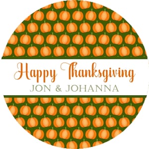 Thanksgiving Sticker, Thanksgiving Favor Tags, Happy Thanksgiving Sticker Label
