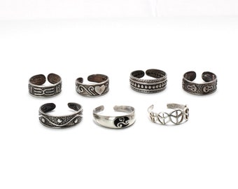 Toe ring 925 silver ring for toes 7 different models for summer