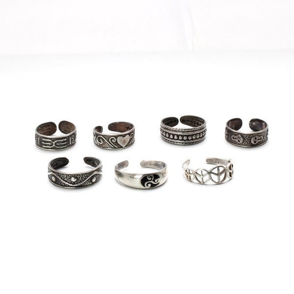 Toe ring 925 silver ring for toes 7 different models for summer