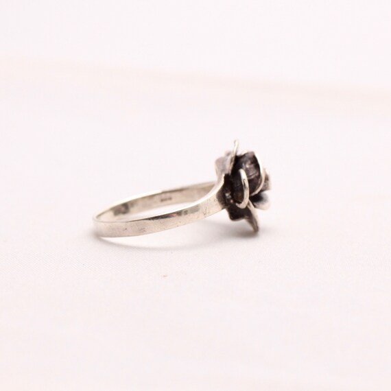 Trachten Ring 925 Silber mit Rose Blume Rosenring… - image 4