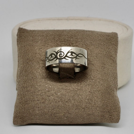 Breiter Bandring Reifring Ring Titan Keltisch Goth