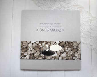 Einladungskarten Konfirmation Basteln Etsy