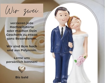 Wedding couple as cake figure or for decoration 3871136