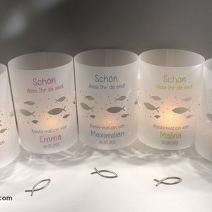 Light cover, lantern parchment "that special" for your confirmation, communion, confirmation or baptism design 912