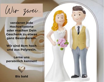 Wedding couple as cake figure or for decoration 3871139