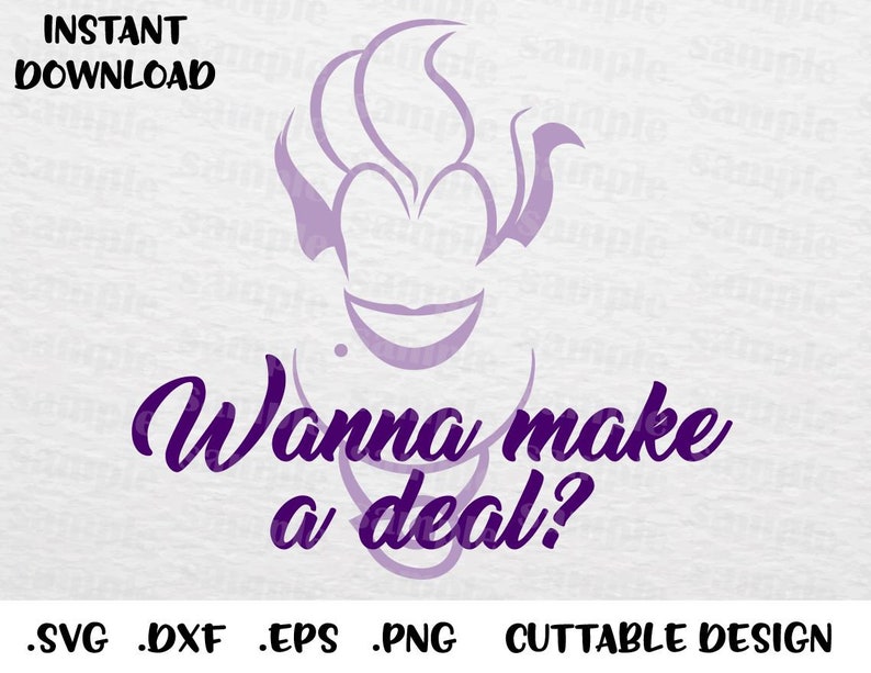 Download Ursula Quote Villain Disney Halloween Cutting files in Svg ...